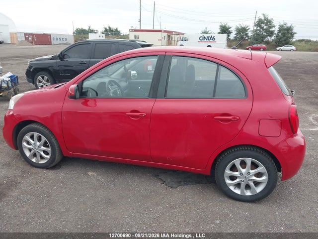 12700690 :رقم المزاد ، 3N1CK3CPXJL250953 vin ، 2018 Nissan Micra مزاد بيع