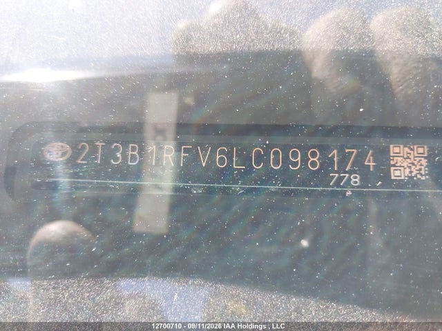 2T3B1RFV6LC098174 Toyota RAV4 LE