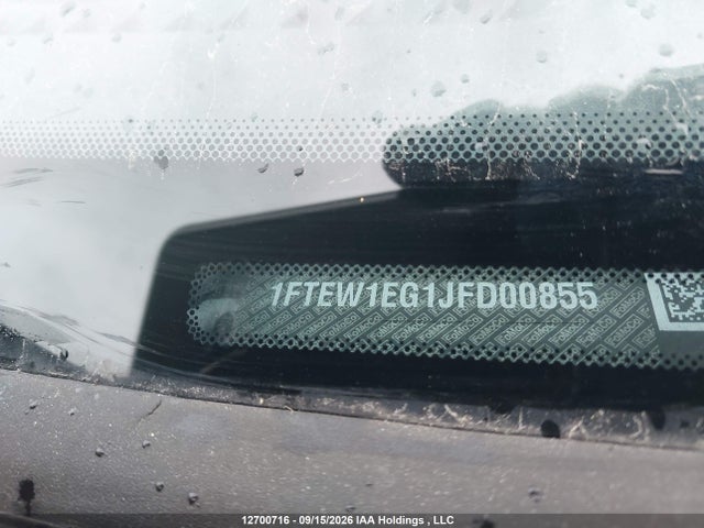 1FTEW1EG1JFD00855 Ford F-150 Xlt