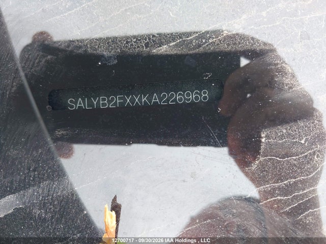 2019 Land Rover Range Rover Velar S მანქანა იყიდება აუქციონზე, vin: SALYB2FXXKA226968, აუქციონის ნომერი: 12700717