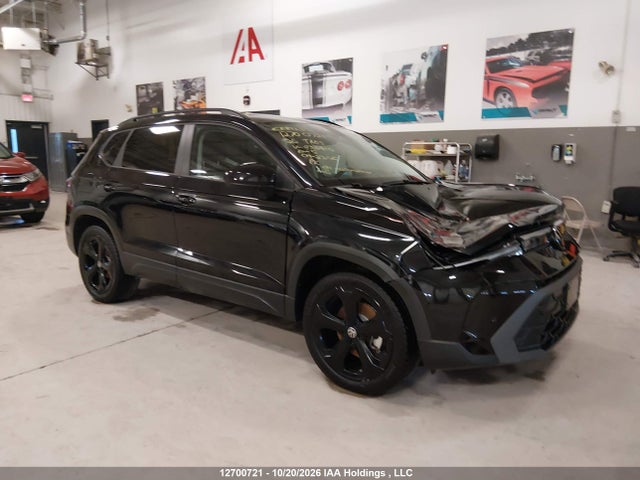 12700721 :رقم المزاد ، 3VV2C7B22TM035410 vin ، 2026 Volkswagen Taos Se Black مزاد بيع