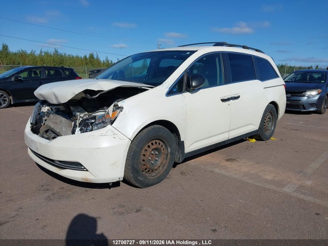 2015 Honda Odyssey Se მანქანა იყიდება აუქციონზე, vin: 5FNRL5H32FB510399, აუქციონის ნომერი: 12700727