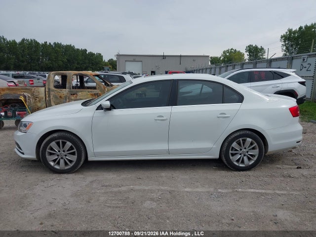 12700788 :رقم المزاد ، 3VW2K7AJXFM257852 vin ، 2015 Volkswagen Jetta 2.0l Trendline/2.0l Trendline+ مزاد بيع
