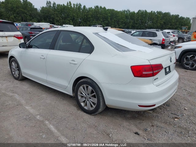12700788 :رقم المزاد ، 3VW2K7AJXFM257852 vin ، 2015 Volkswagen Jetta 2.0l Trendline/2.0l Trendline+ مزاد بيع
