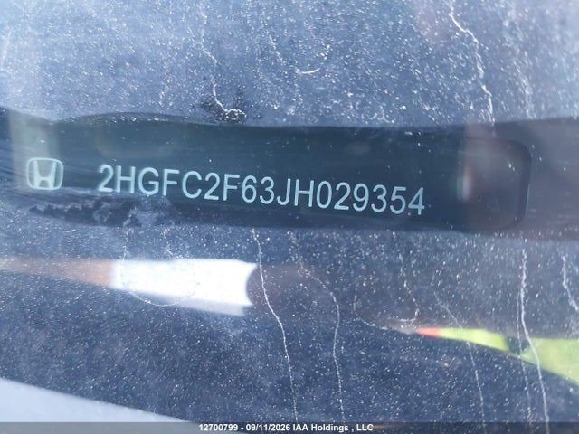 Honda Civic Lx 2018 2HGFC2F63JH029354 Image 17