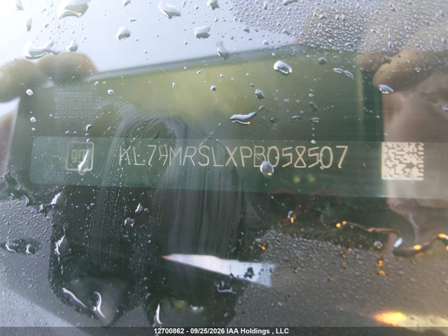Продаж на аукціоні авто 2023 Chevrolet Trailblazer Lt, vin: KL79MRSLXPB058507, номер лоту: 12700862