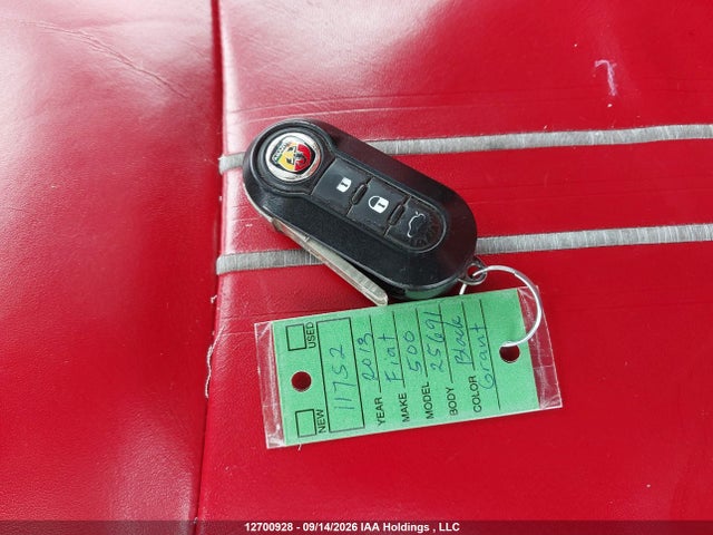 Продажа на аукционе авто 2013 Fiat 500 Abarth, vin: 3C3CFFFH5DT569127, номер лота: 12700928
