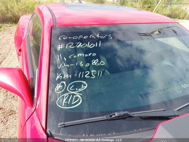 12701011 :رقم المزاد ، 2G1FF1ED8B9130880 vin ، 2011 Chevrolet Camaro Lt مزاد بيع