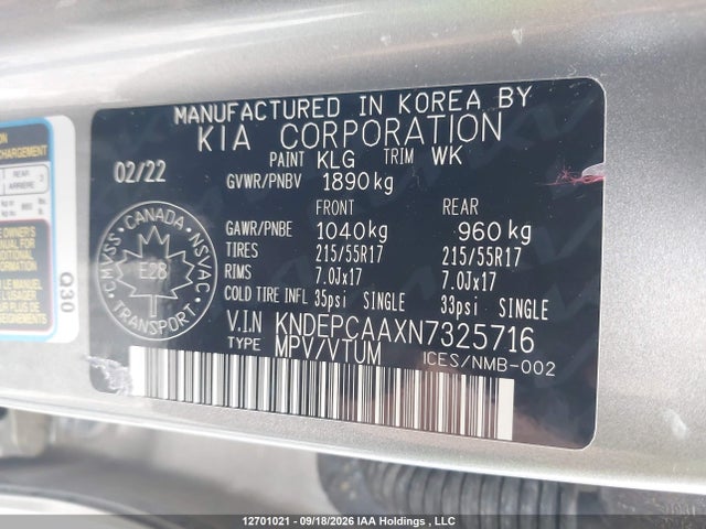 KIA Seltos Lx 2022 KNDEPCAAXN7325716 Image 9