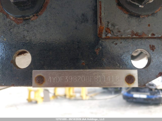 12701055 :رقم المزاد ، 4YDF39820BF811418 vin ، 2011 Keystone Keystone مزاد بيع