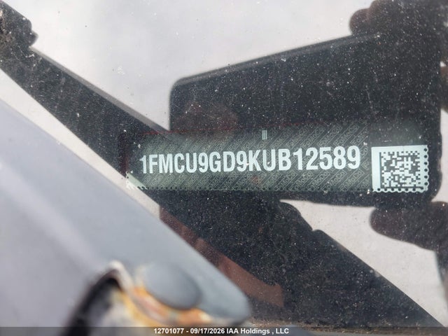 Ford ESCAPE SE 2019 1FMCU9GD9KUB12589 Image 19