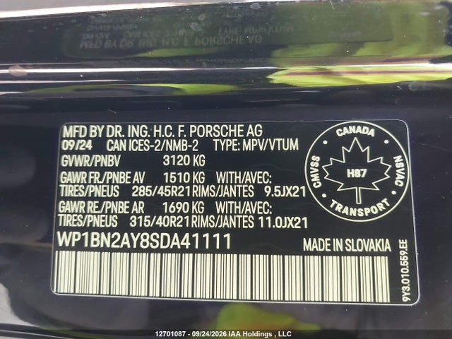 Porsche Cayenne E-hybrid Coupe S 2025 WP1BN2AY8SDA41111 Image 9