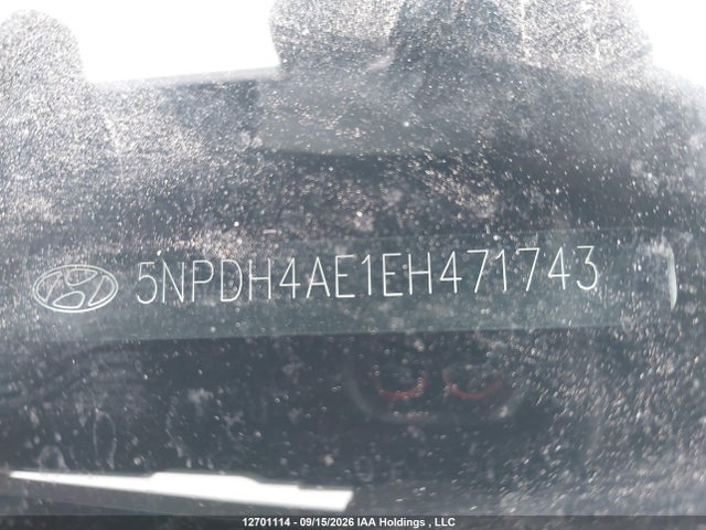 12701114 :رقم المزاد ، 5NPDH4AE1EH471743 vin ، 2014 Hyundai Elantra Se/sport/limited مزاد بيع