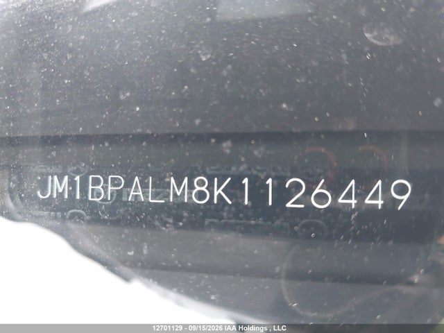 Aukcja sprzedaży 2019 Mazda 3 Preferred Plus, vin: JM1BPALM8K1126449, numer aukcji: 12701129