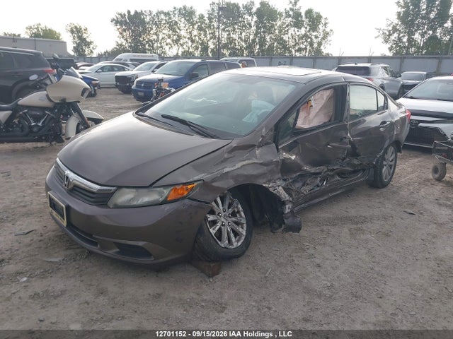 2012 Honda Civic Ex-l მანქანა იყიდება აუქციონზე, vin: 2HGFB2F97CH004117, აუქციონის ნომერი: 12701152
