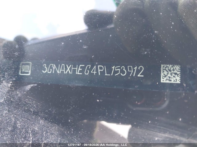 12701197 :رقم المزاد ، 3GNAXHEG4PL153912 vin ، 2023 Chevrolet Equinox Ls مزاد بيع