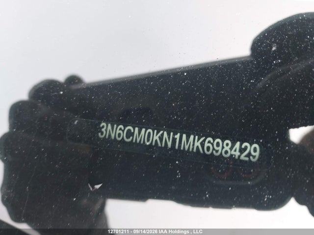 12701211 :رقم المزاد ، 3N6CM0KN1MK698429 vin ، 2021 Nissan Nv200 S/sv مزاد بيع