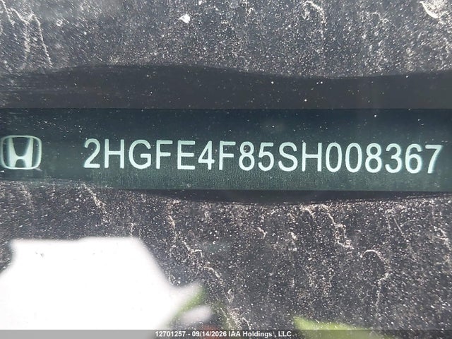 Aukcja sprzedaży 2025 Honda Civic Sport/sport Touring, vin: 2HGFE4F85SH008367, numer aukcji: 12701257