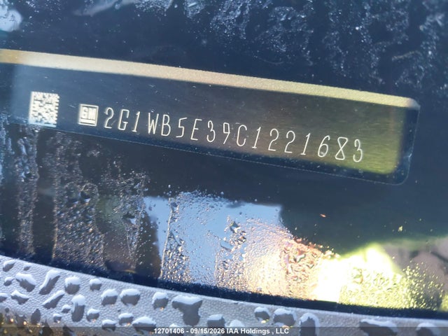 Aukcja sprzedaży 2012 Chevrolet Impala Lt, vin: 2G1WB5E39C1221683, numer aukcji: 12701406