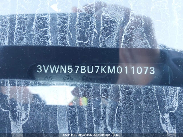 Продажа на аукционе авто 2019 Volkswagen Jetta, vin: 3VWN57BU7KM011073, номер лота: 12701413