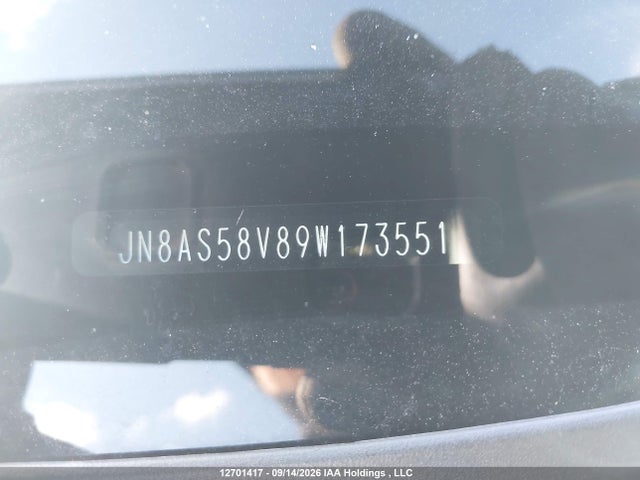 Aukcja sprzedaży 2009 Nissan Rogue Sl, vin: JN8AS58V89W173551, numer aukcji: 12701417