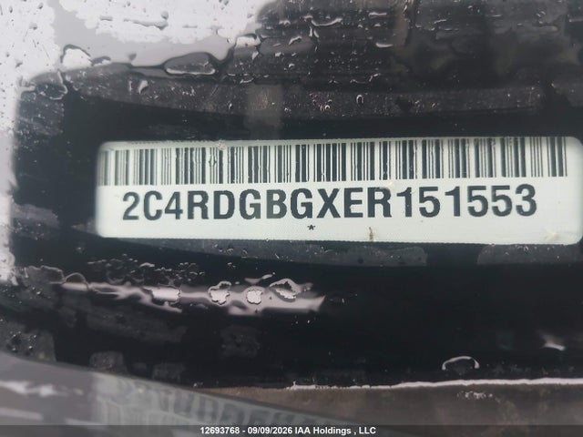 Продаж на аукціоні авто 2014 Dodge Grand Caravan Se/sxt, vin: 2C4RDGBGXER151553, номер лоту: 12693768