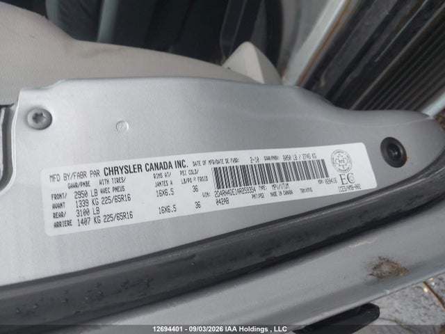 Продажа на аукционе авто 2010 Dodge Grand Caravan Se, vin: 2D4RN4DE1AR259354, номер лота: 12694401