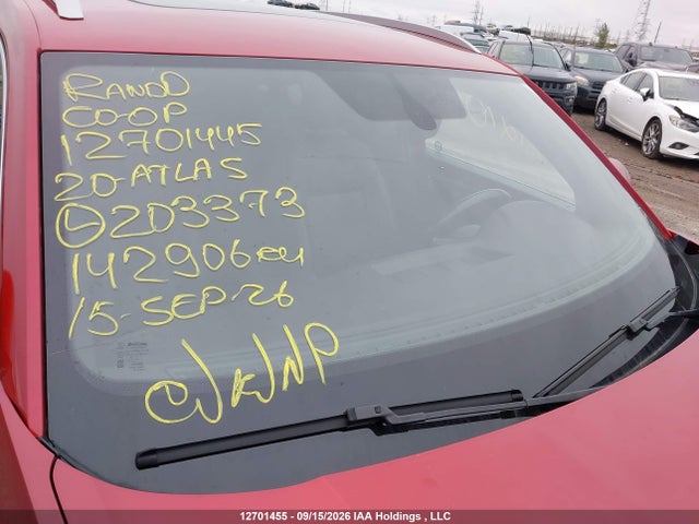 12701455 :رقم المزاد ، 1V2MC2CA8LC203373 vin ، 2020 Volkswagen Atlas Cross Sport Sel مزاد بيع