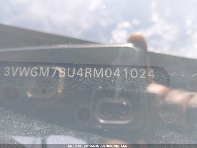 Aukcja sprzedaży 2024 Volkswagen Jetta Highline, vin: 3VWGM7BU4RM041024, numer aukcji: 12701465