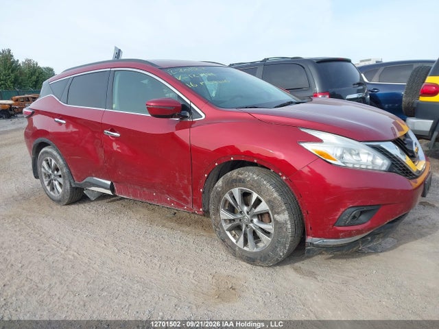 2016 Nissan Murano S/sl/sv/platinum მანქანა იყიდება აუქციონზე, vin: 5N1AZ2MH3GN123998, აუქციონის ნომერი: 12701502