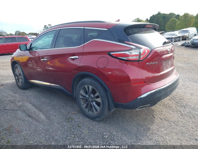 Aukcja sprzedaży 2016 Nissan Murano S/sl/sv/platinum, vin: 5N1AZ2MH3GN123998, numer aukcji: 12701502