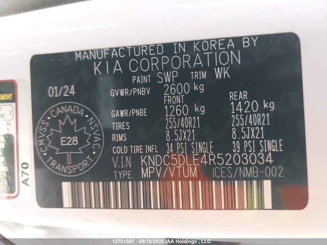 KIA Ev6 Gt 2024 KNDC5DLE4R5203034 Image 19