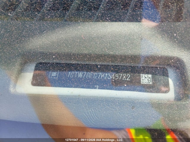 Aukcja sprzedaży 2019 Gmc Savana G2500, vin: 1GTW7AFG7K1345782, numer aukcji: 12701547
