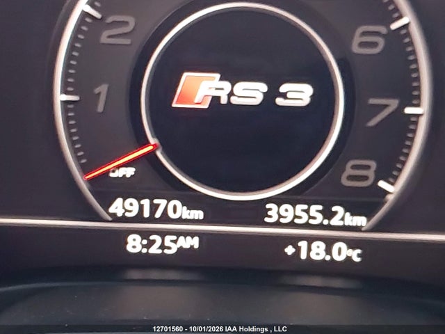 Aukcja sprzedaży 2018 Audi Rs 3 2.5t, vin: WUABWGFF7J1907953, numer aukcji: 12701560