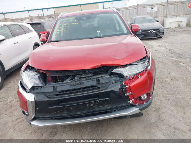 12701576 :رقم المزاد ، JA4JZ4AX0JZ608573 vin ، 2018 Mitsubishi Outlander Gt مزاد بيع
