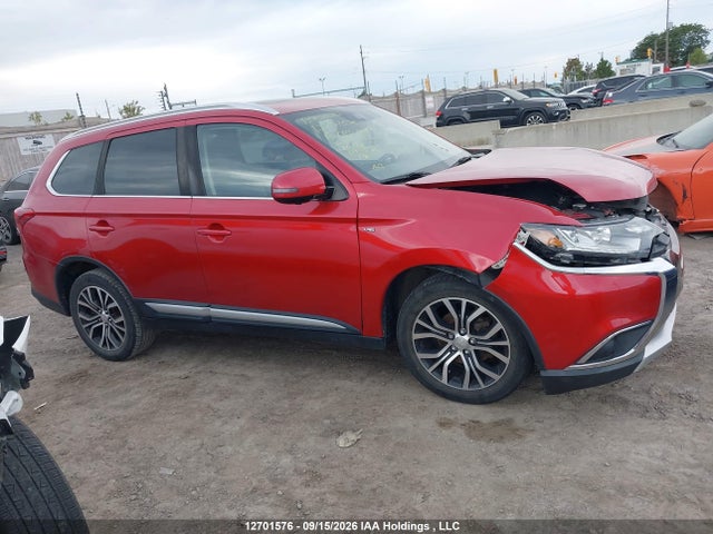 12701576 :رقم المزاد ، JA4JZ4AX0JZ608573 vin ، 2018 Mitsubishi Outlander Gt مزاد بيع