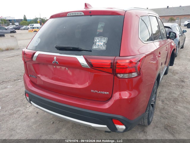 12701576 :رقم المزاد ، JA4JZ4AX0JZ608573 vin ، 2018 Mitsubishi Outlander Gt مزاد بيع