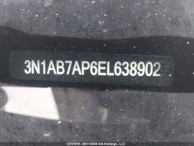 Nissan Sentra S/sv/sr/sl 2014 3N1AB7AP6EL638902 Image 9