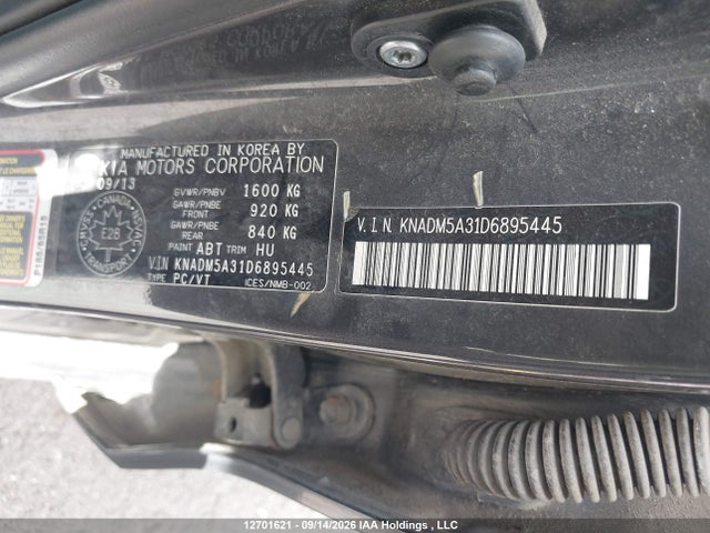 Aukcja sprzedaży 2013 Kia Rio Ex/lx/lx+/sx, vin: KNADM5A31D6895445, numer aukcji: 12701621