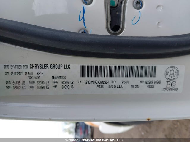 Aukcja sprzedaży 2010 Dodge Caliber Sxt, vin: 1B3CB4HA5AD642334, numer aukcji: 12701657