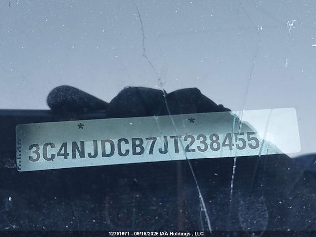 Продажа на аукционе авто 2018 Jeep Compass Limited, vin: 3C4NJDCB7JT238455, номер лота: 12701671