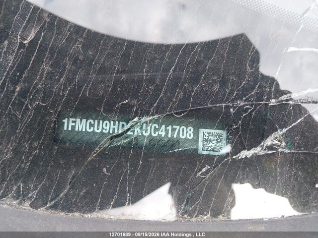 1FMCU9HD2KUC41708 Ford ESCAPE SEL