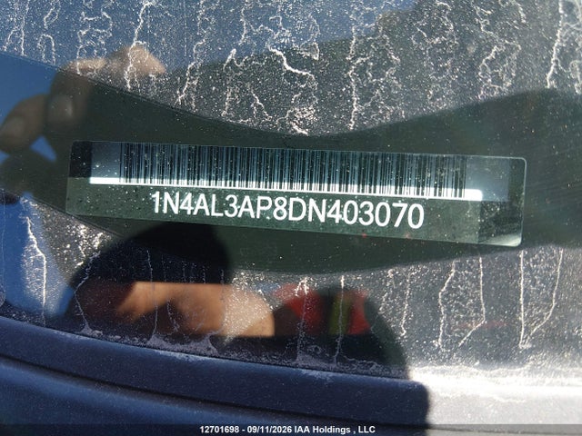 12701698 :رقم المزاد ، 1N4AL3AP8DN403070 vin ، 2013 Nissan Altima 2.5/s/sv/sl مزاد بيع