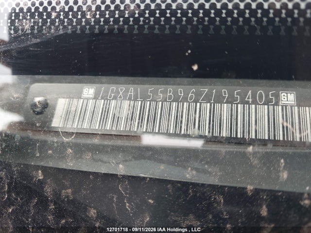 2006 Saturn Ion Level 3 მანქანა იყიდება აუქციონზე, vin: 1G8AL55B96Z195405, აუქციონის ნომერი: 12701718