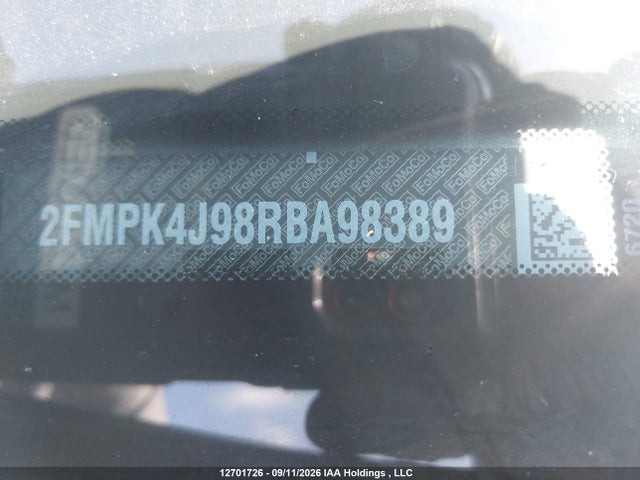 Продаж на аукціоні авто 2024 Ford Edge Sel, vin: 2FMPK4J98RBA98389, номер лоту: 12701726