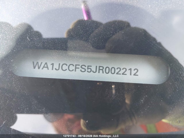 Aukcja sprzedaży 2018 Audi Q3 Premium Plus, vin: WA1JCCFS5JR002212, numer aukcji: 12701743