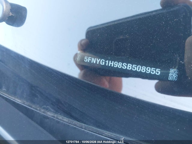 Продажа на аукционе авто 2025 Honda Pilot Black, vin: 5FNYG1H98SB508955, номер лота: 12701784