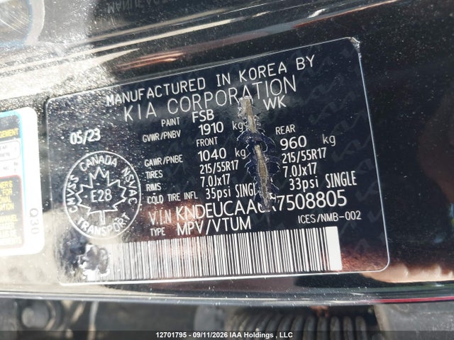 KIA SELTOS S 2024 KNDEUCAA6R7508805 Image 9