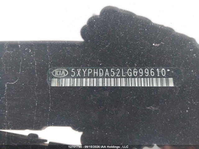 Aukcja sprzedaży 2020 Kia Sorento Ex/s, vin: 5XYPHDA52LG699610, numer aukcji: 12701798