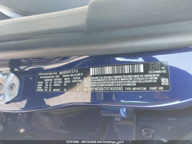 Maserati Grecale Modena 2024 ZN6PMDBA7R7450585 Image 9